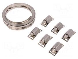 Worm gear clamp | W: 14mm | chrome steel AISI 430 | Man.series: EB