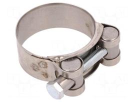 T-bolt clamp | W: 20mm | Clamping: 40÷43mm | chrome steel AISI 430