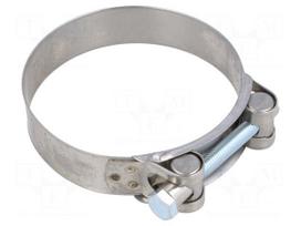 T-bolt clamp | W: 24mm | Clamping: 92÷97mm | chrome steel AISI 430