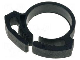 Fixing clamp | ØBundle : 15.9÷18.2mm | W: 20.7mm | polyamide | black