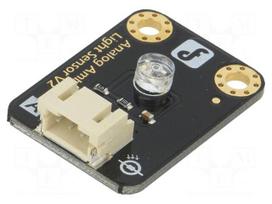 Sensor: ambient light | analog | 5VDC | Kit: module,cables | Gravity