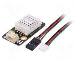 Sensor: temperature and humidity | analog | 5VDC | Gravity | -40÷80°C