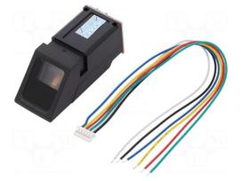 Sensor: fingerprint scanner | UART | 3.8÷7VDC | 54x20x20.5mm | 65mA