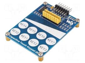 Sensor: touch | capacitive | GPIO,I2C | 2.4÷5.5VDC | Channels: 16