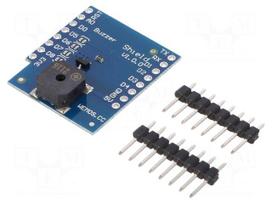Module: signalling device | buzzer,shield | 28x25mm