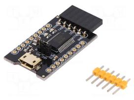 Module: converter | RS232 | FT232RL | USB,pin strips | 3.3÷5VDC