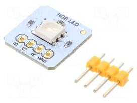 Module: LED | 3.3÷5VDC | 15x15mm | Colour: RGB | Case: 5050