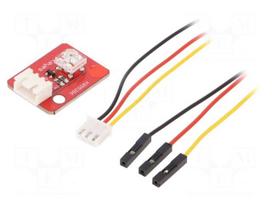 Module: LED | 2÷2.5VDC | Dim: 31x21mm | Application: ARDUINO | ØLED: 5mm