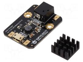 Module: Li-Po/Li-Ion charger | 5VDC | USB B micro | 1A | 8.4V | 28x37mm