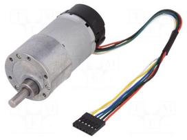 Motor: DC | with encoder,with gearbox | 1÷12VDC | 7A | Shaft: D spring