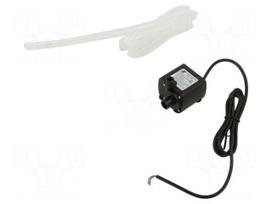 Motor: DC | water pump | 6÷12VDC | 500mA | 9.16l/min