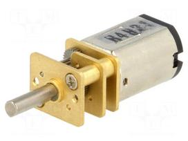 Motor: DC | with gearbox | HPCB 12V | 12VDC | 750mA | Shaft: D spring