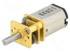 Motor: DC | with gearbox | HPCB 12V | 12VDC | 750mA | Shaft: D spring