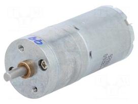 Motor: DC | with gearbox | Medium Power | 12VDC | 2.1A | Shaft: D spring