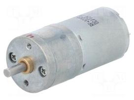 Motor: DC | with gearbox | LP | 12VDC | 1.1A | Shaft: D spring | 110rpm