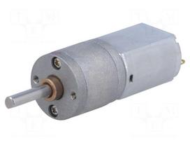 Motor: DC | with gearbox | 12VDC | 1.6A | Shaft: D spring | 29rpm