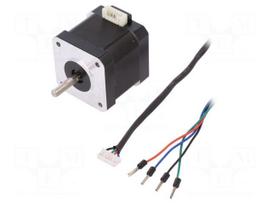 Motor: stepper | 3.4VDC | Shaft: D spring | max.343mNm | 1.7A | 270g
