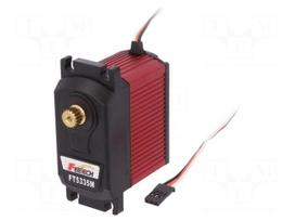 Motor: servo | 6÷7.4VDC | giant scale | digital | 178g | metal | 180° | JR