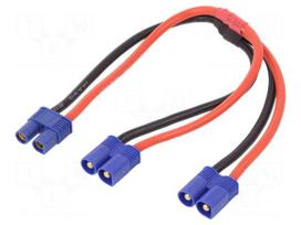 RC accessories: Y splitter | 200mm | 14AWG | Insulation: silicone