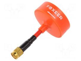 Antenna | red | 12g | SMA | 5.8GHz | 35x62mm | 50Ω | Antenna: WiFi | 3dBi