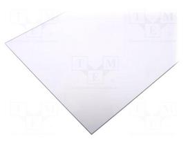Sheet | Dim: 500x500mm | Thk: 5mm | colourless