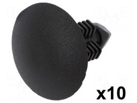 Trim clip | 10pcs | Citroën,Fiat,Peugeot | OEM: 833138 | L: 22.7mm