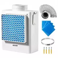 Vevor 3 in 1 vidaus džiovyklių ventiliacijos komplektas ABS medžiaga