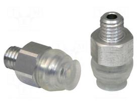 Suction cup | Silicone SI | 6mm | Mounting: M5-AG | Man.series: PFYN