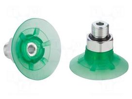 Suction cup | Elastodur | 30mm | Mounting: G1/8-AG | Man.series: SPF