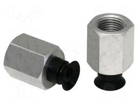 Suction cup | Nitrile rubber NBR | 10mm | Mounting: G1/8-IG | 5.3g