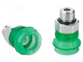 Suction cup | Elastodur | 15mm | Mounting: G1/8-AG | Man.series: SPB1