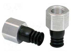 Suction cup | Nitrile rubber NBR | 9mm | Mounting: G1/8-IG | 4.9g