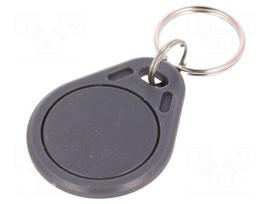 RFID pendant | ISO 11784/5,T5577 | grey | 125kHz | Mat: plastic | 4g