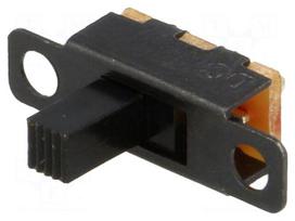 Switch: slide | Pos: 2 | SPDT | 0.5A/24VDC | ON-ON | No.of term: 3