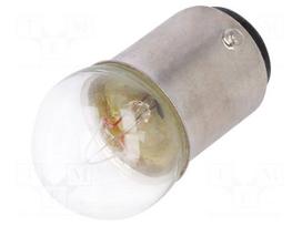 Filament lamp: miniature | BA15D | 28VDC | 5W