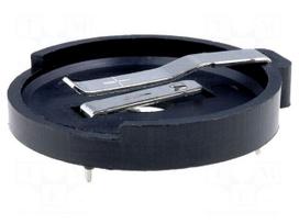 Socket | Mounting: horizontal | Leads: for PCB | Size: CR2430 | Ø: 25mm