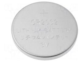 Battery: lithium | 3V | CR2032,coin | Ø20x3.2mm | 210mAh