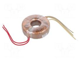 Transformer: toroidal | 100VA | 230VAC | 115V | 115V | 0.43A | 0.43A | IP00