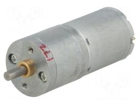 Motor: DC | with gearbox | Medium Power | 12VDC | 2.1A | Shaft: D spring