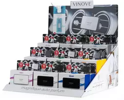 Vinove komplektas startowy ekspozytor plus 18 odświeżaczy