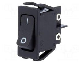 ROCKER | DPST | Pos: 2 | ON-OFF | 10A/250VAC | IP40 | 100mΩ | UL94V-2