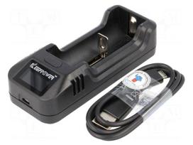 Charger: for rechargeable batteries | Li-Ion | 3.6/3.7V | 1A | 5VDC