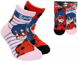 „Miraculous Ladybug“ vaikiškos storos neslystančios kojinės 31/34