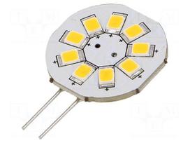 LED lamp | warm white | G4 | 12VDC | 12VAC | 120lm | 1.5W | 140° | 2800K
