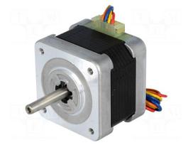 Motor: DC | 2-phase,bipolar,stepper | 24VDC | step 1,8° | 0.265Nm