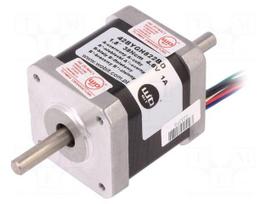 Motor: DC | stepper | 5.6VDC | step 1,8° | 0.35Nm | 0.34kg | 0÷40°C | 1A