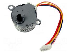 Motor: DC | stepper,unipolar | 5÷12VDC | step 5,6° | IP50 | Trans: 1: 64