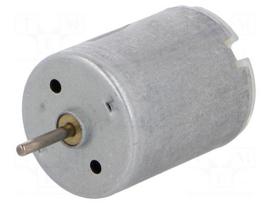 Motor: DC | Usup: 12VDC | 6900rpm | -40÷60°C | Body dim: Ø24.2x30.5mm