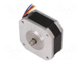 Motor: DC | 2-phase,bipolar,stepper | 24VDC | step 1,8° | 0.186Nm