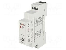 Staircase timer | IP20 | 230VAC | SPST-NO | DIN | 16A | -20÷45°C